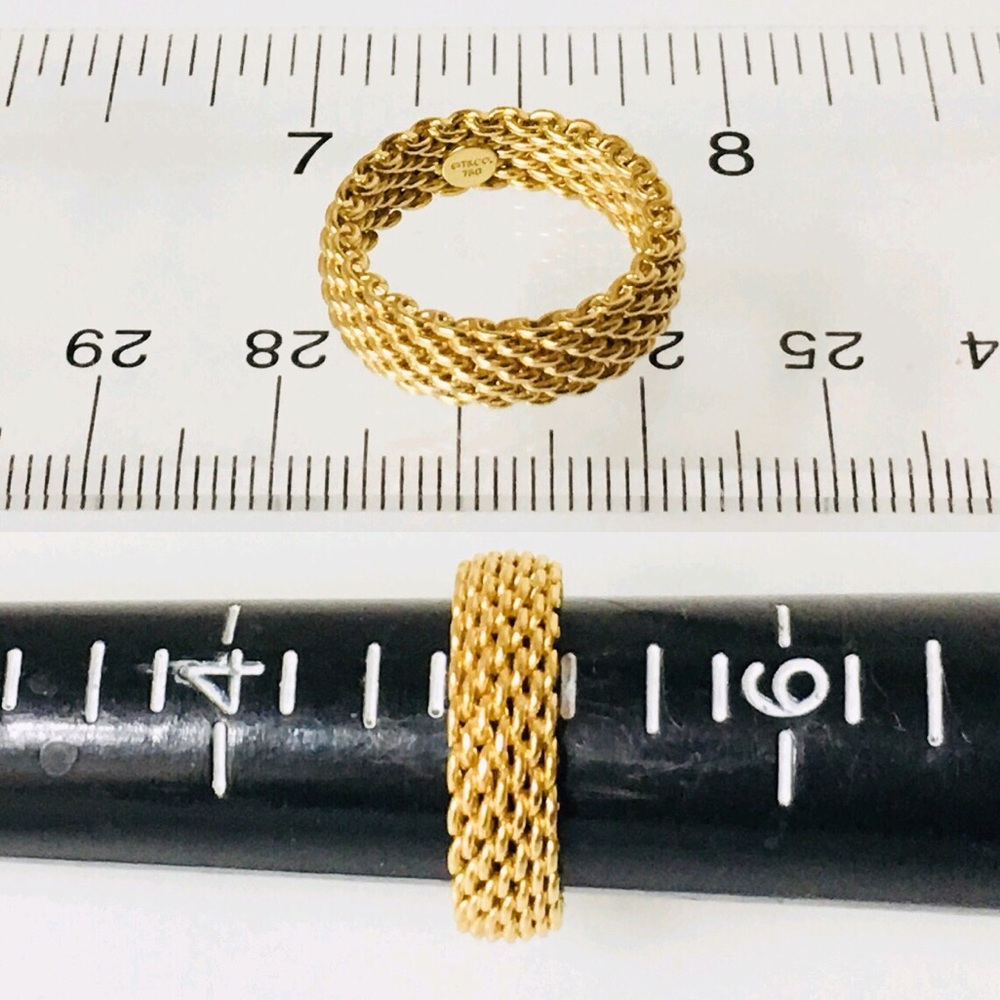 Tiffany & Co. 18k Gold 6mm Somerset Ring - Picture 5 of 6